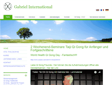 Tablet Screenshot of gabriel-international.com